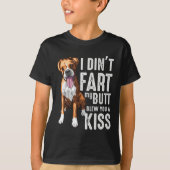 Funny Farting Boxer Hondenliefhebber Joke T-shirt (Voorkant)