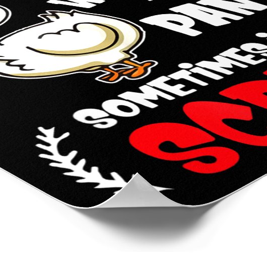 Funny Farting Chicken Lover I Dont Fart I Whisper  Poster (Hoek)