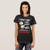 Funny Farting Chicken Lover I Dont Fart I Whisper T-shirt (Voorkant volledig)