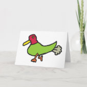 Funny Farting Duck Kaart (Voorkant)