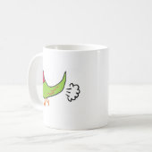 Funny Farting Duck Koffiemok (Voorkant links)