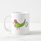 Funny Farting Duck Koffiemok (Links)