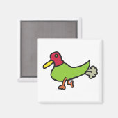 Funny Farting Duck Magneet (Voorkant / Achterkant)