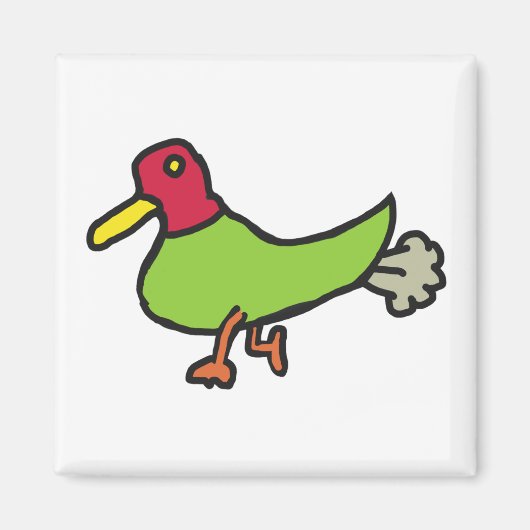 Funny Farting Duck Magneet (Voorkant)