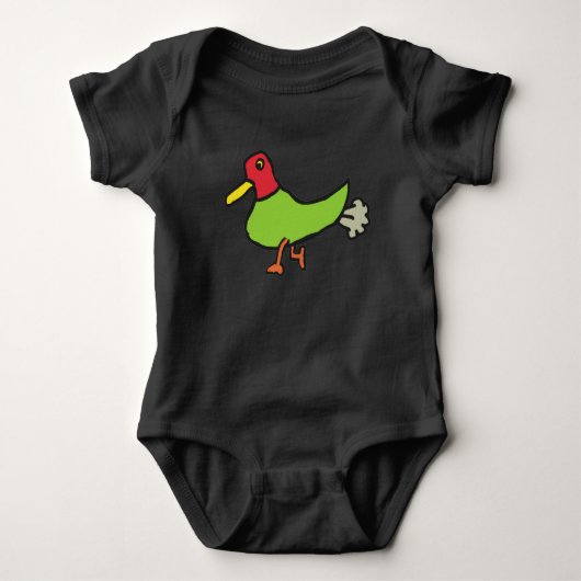 Funny Farting Duck Romper (Voorkant)