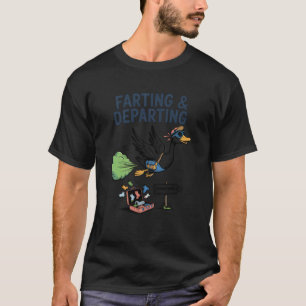 Funny Farting Duck Travel Humor Hilarische lelijke T-shirt