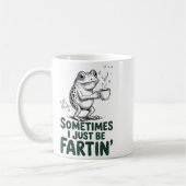 Funny Farting Frog Fart Joke Sometimes I Just Be F Koffiemok (Links)