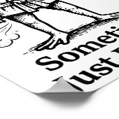 Funny Farting Frog Fart Joke Sometimes I Just Be F Poster (Hoek)