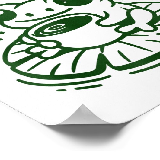 Funny Farting Frog Froglet Fart Sometimes I Just B Poster (Hoek)