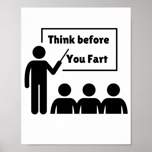 Funny Farting Humor Poster (Voorkant)