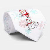 Funny Farting Santa en Snowman Stropdas (Opgerold)