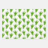 Funny Farting Snowmen Christmas Inpakpapier Vel (Voorkant 3)