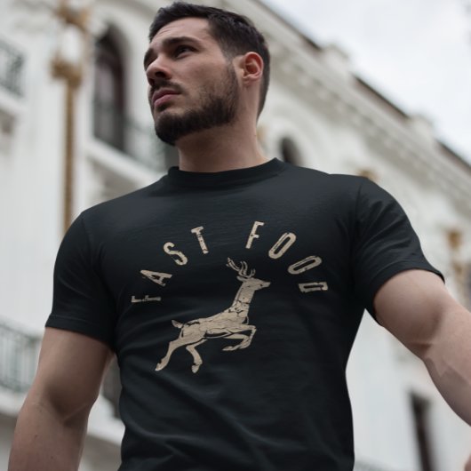 Funny Fast Food Deer Hunting T-shirt