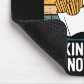 Funny Fast Food Ison Tester Gift Retro Dad Tax  Muismat (Hoek)