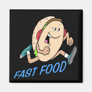 Funny Fast Food T-shirts Gifts Magneet
