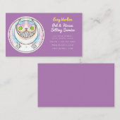 Funny Fat Cheshire Cat Pet Visitekaartje (Voorkant / Achterkant)