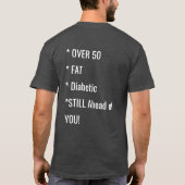 Funny Fat Gezegde Shirt (Achterkant)