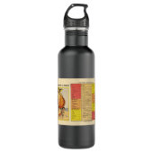 Funny Fat Lady op strand Waterfles (Voorkant)