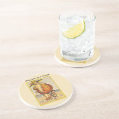 Funny Fat Lady op strand Zandsteen Onderzetter (Zijkant)