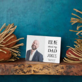 Funny Father Dad Quote Typografie Foto Fotoplaat (Zijkant)