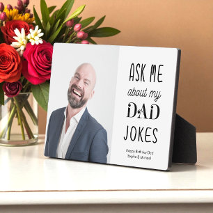 Funny Father Dad Quote Typografie Foto Fotoplaat