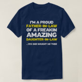Funny Father Day Gift Daughter Dad T-shirt (Design voorkant)
