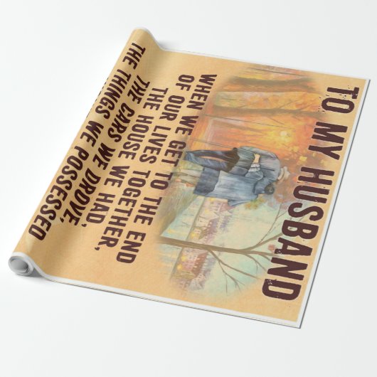 Funny Father Gift | Naar mijn Cadeau Cadeaupapier (Uitgerold)