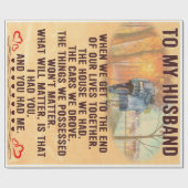 Funny Father Gift | Naar mijn Cadeau Cadeaupapier (Vlak)