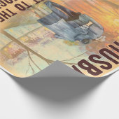 Funny Father Gift | Naar mijn Cadeau Cadeaupapier (Hoek)