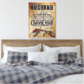 Funny Father Gift | Naar mijn Cadeau Canvas Afdruk (Insitu (Slaapkamer))