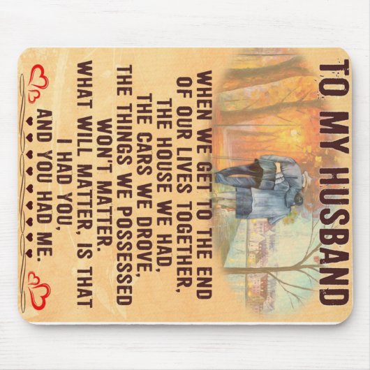 Funny Father Gift | Naar mijn Cadeau Muismat (Voorkant)