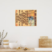Funny Father Gift | Naar mijn Cadeau Poster (Keuken)