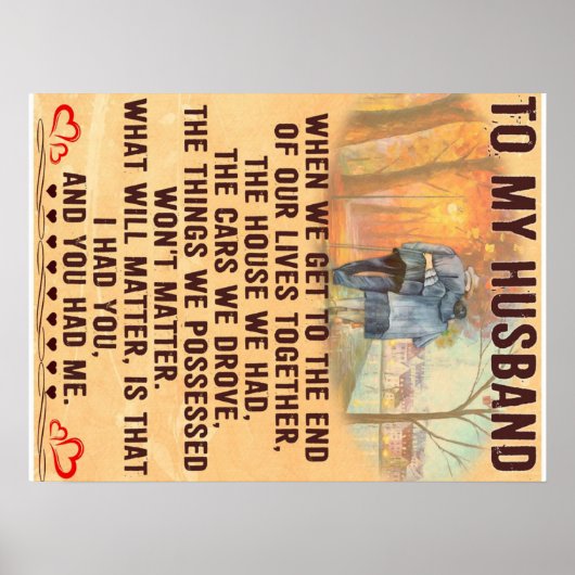 Funny Father Gift | Naar mijn Cadeau Poster (Voorkant)