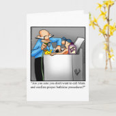 Funny Father’s Day Wenskaart Kaart (Gele Bloem)