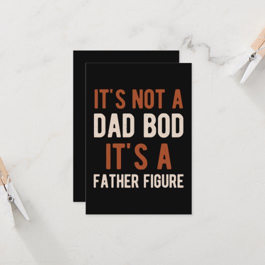 Funny Fathers Dag 2021 Kaart (Voorkant / Achterkant in situ)