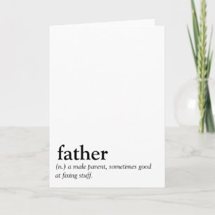 Funny Fathers Dag Pap Gift Joke Kaart