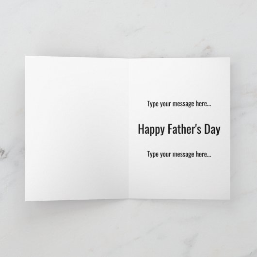 Funny Father's Day | A Genius of a Dad Kaart (Binnen)