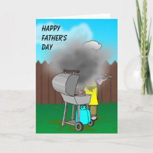 Funny Fathers Day - BBQ Kaart