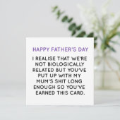 Funny Fathers Day Card Feestdagenkaart (Staand voorkant)