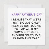 Funny Fathers Day Card Feestdagenkaart (Voorkant)