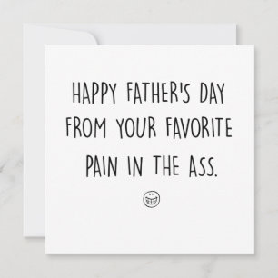 Funny Fathers Day Card Gift Kaart
