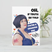 Funny Fathers Day Card - Grappig nieuws voor papa Kaart (Staand voorkant)