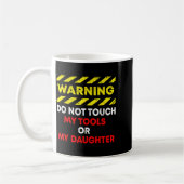 Funny Father's Day Daddy Gift Apparel Warning Do N Koffiemok (Links)