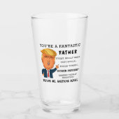 Funny Fathers Day Donald Trump Saying Granpa Glas (Voorkant)
