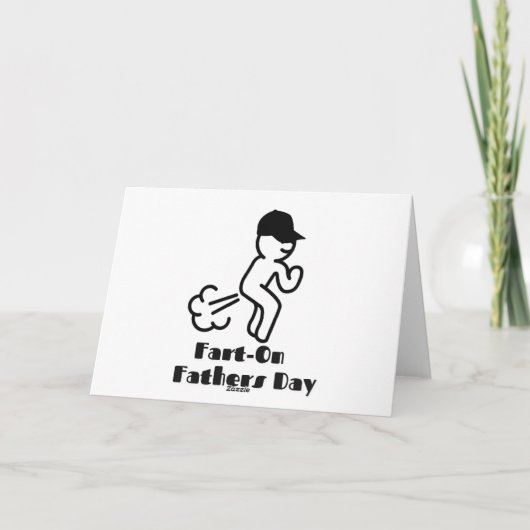 Funny Fathers Day Farage Kaart (Achterkant)