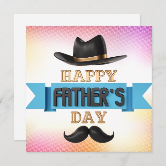 Funny Fathers Day Feestdagenkaart (Voorkant / Achterkant)