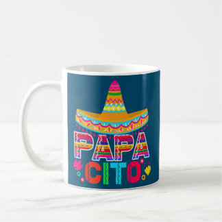 Funny Fathers Day for Men Papacito Dad Cinco De Koffiemok