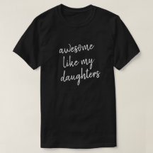 Funny Fathers Day Geweldige als Daughter Dad