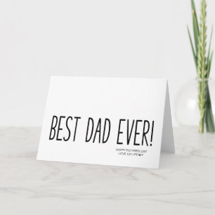 Funny Fathers Day Gift Beste vader ooit van dochte Kaart