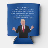 Funny Fathers Day Gift Donald Trump Grote Vader Blikjeskoeler (Voorkant)